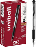SAN65800 - Uni-ball 207 Impact Roller Ball Stick Gel Pen by uni-ball