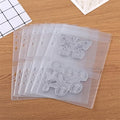 BAOFALI 10 Pack A5 Size Plastic Binder Pockets, 6 Holes Waterproof PVC Folders by BAOFALI