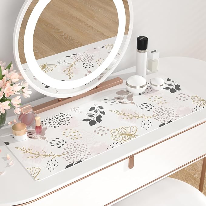 QiyI Large Mouse Pad for Desk, Cute Desk Mat for Desktop, Women Girls Office - Image 6