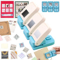 BAOFALI 3Pcs/Set 2 Stamp Puncher 1X0.8inch & 1inch Square Punch Set, Scalloped by BAOFALI