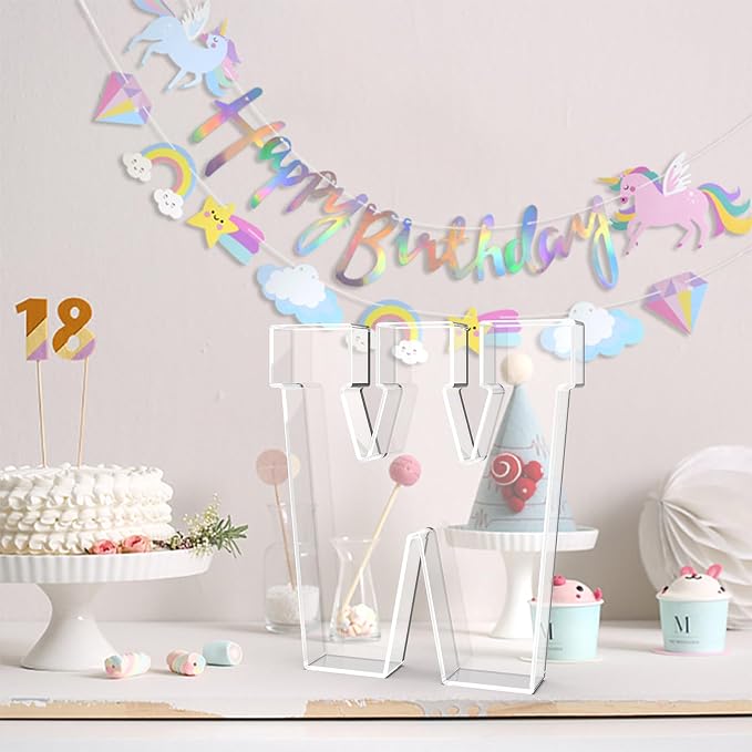 13.8" Acrylic Letter Charcuterie Tray, Charcuterie Letters Fillable Box - Image 4