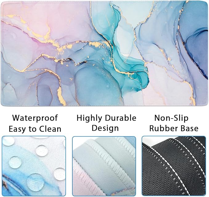 4-in-1 Gaming Mouse Pad Wrist Support Set，Desk Pad + Mouse Pad - Image 3