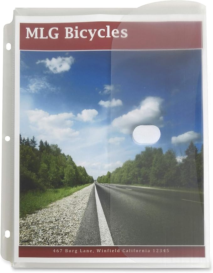 C-Line Poly Binder Pockets, 9.25 x 11.5 - Image 3