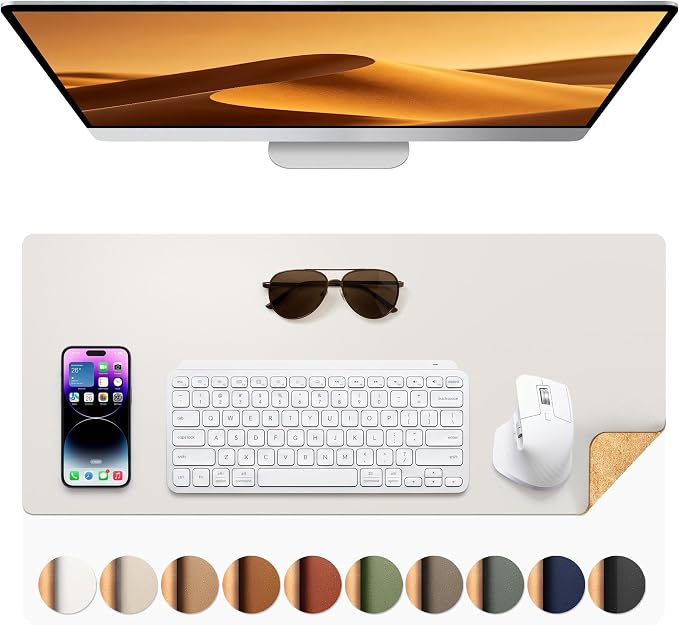 Aothia Dual-Sided Desk Pad by AothiaSimpleNaturalUnique