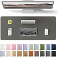 YSAGi Leather Desk Protector, Office Mat, Large Mouse Mat, Non-Slip PU Leather by YSAGi