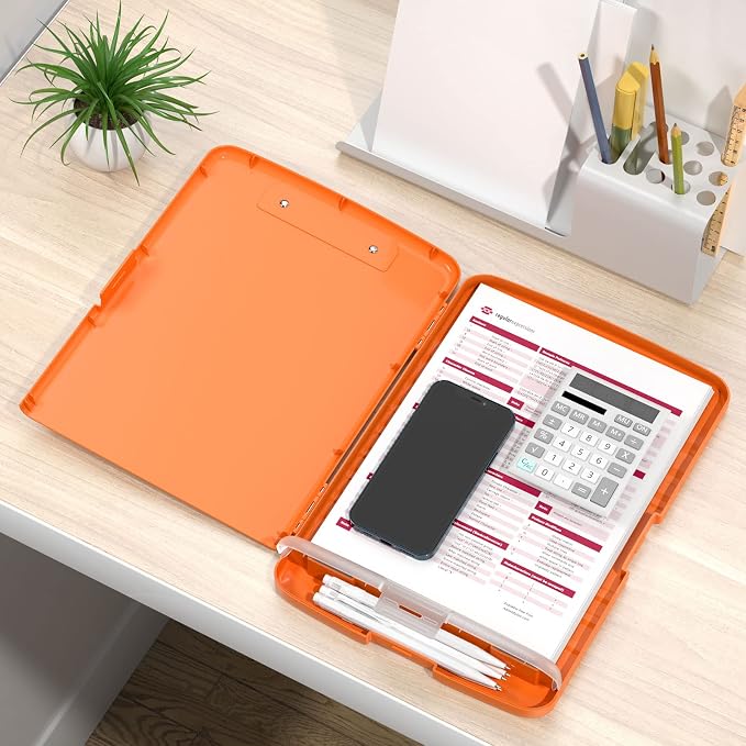 Rimilak Clipboard with Storage, 8.5 x 11'' High Capacity Clip Board, - Image 7