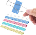 2 Inch 40 Pack Extra Large Binder Clips, Colored Jumbo Paper Clips, Big Paper by OWLKELA