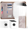 Padfolio Portfolio Folder Binder-Organizer Planner Notebook Zippered Portfolio by Sbrinnaliao