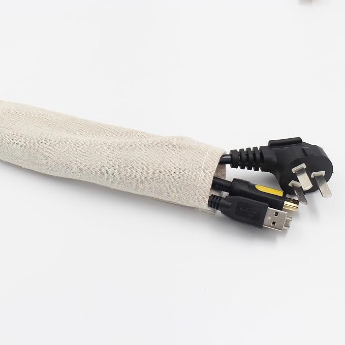 Fabric Cord Cover, Chandelier Lighting Wire Cord Cover - Image 5