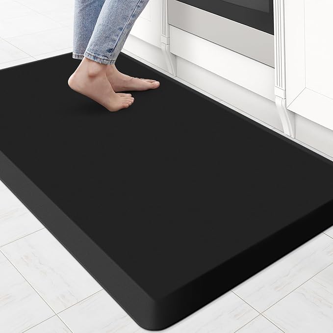 KitchenClouds Kitchen Mat Cushioned Anti Fatigue Rug 22"x36" Water Resistant by KitchenClouds