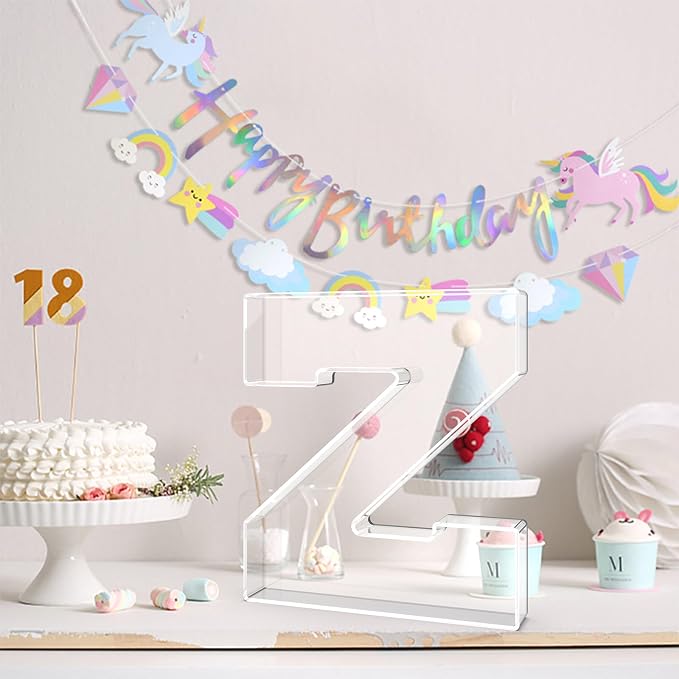 13.8" Acrylic Letter Charcuterie Tray, Charcuterie Letters Fillable Box - Image 4