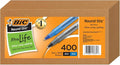 BIC Round Stic Xtra Life Ballpoint Pens, 200 Black 200 Blue, 400 Pack | Bulk by BIC