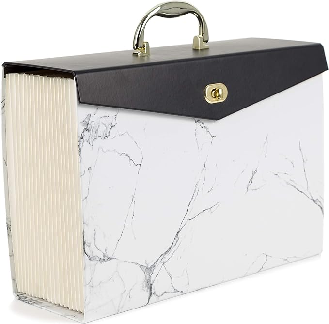 U Brands Fashion Expanding File Folder, Legal Size, 19 Pocket by UBrands