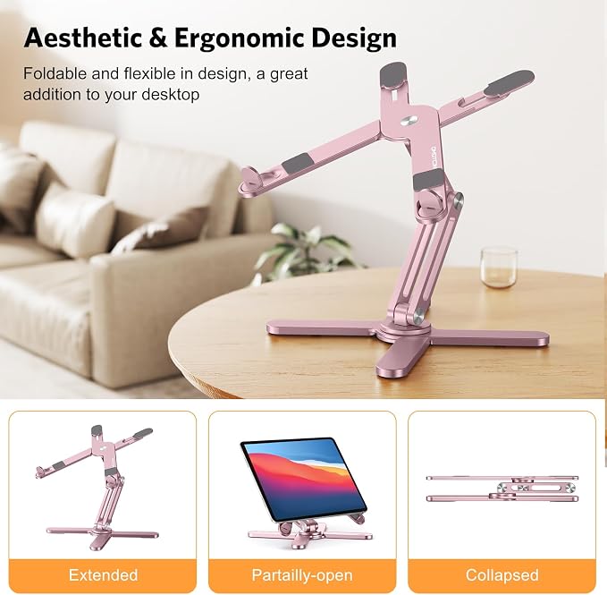 OMOTON 360° Rotating Laptop Stand Riser - Image 3