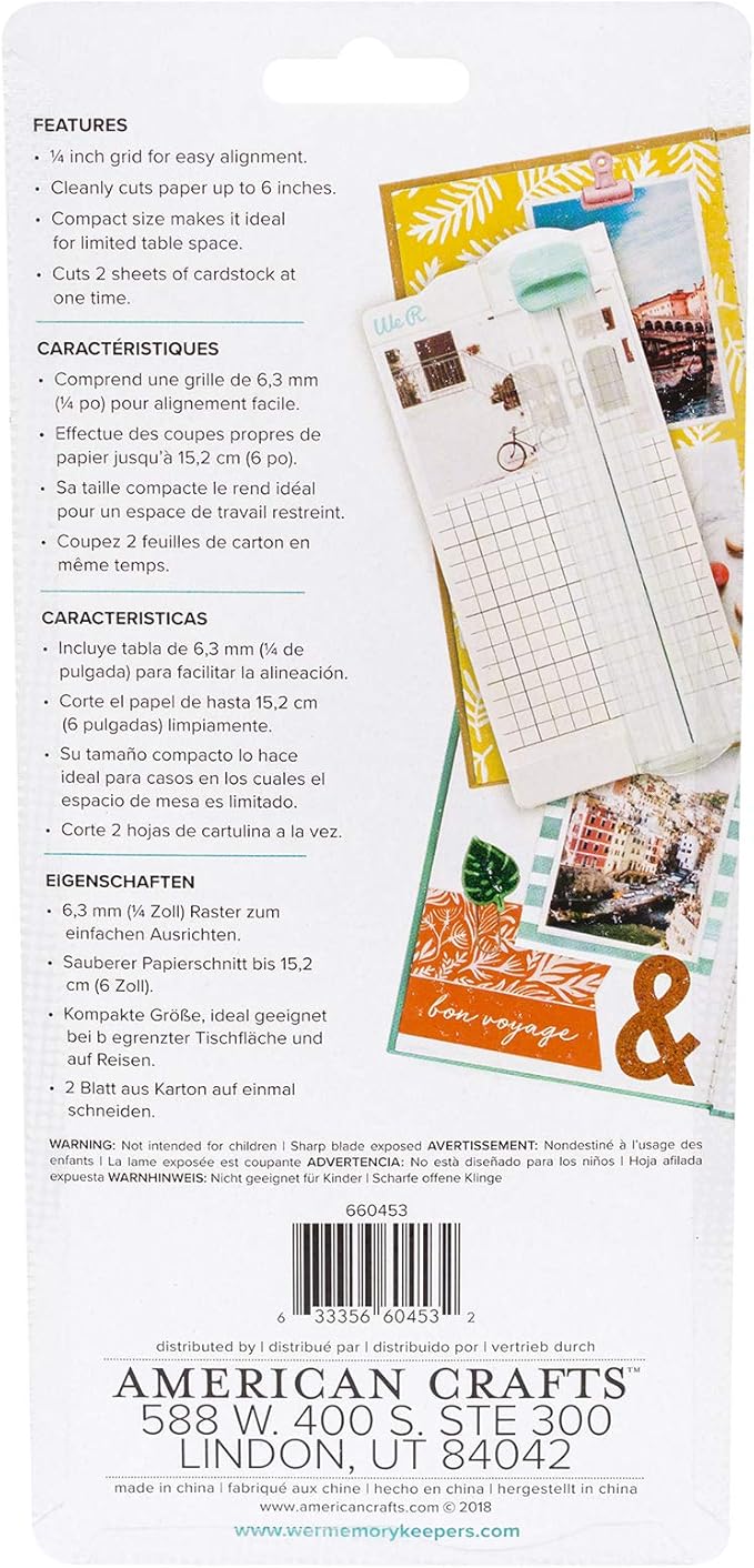 We R Memory Keepers Journal Mini Trimmer-7.25"X3.25" - Image 2