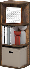 Furinno PASIR Book Shelf, 3-Tier Corner Bookshelf by Furinno-FitsYourSpaceFitsYourBudget