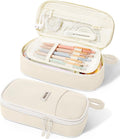 SUNEE Cute Pencil Case, Aesthetic Pen Pouch, Colored Large Pencil Bag by SUNEE