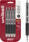 uni-ball® 207™ Retractable Fraud Prevention Gel Pens, Medium Point, 0.7 mm by uni-ball