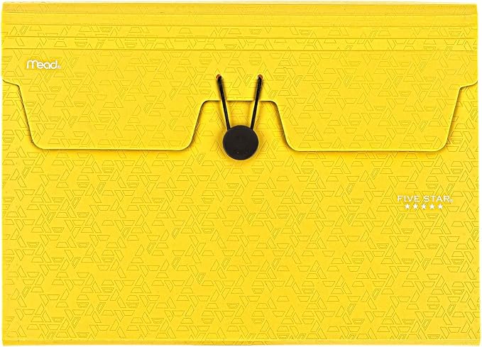 Five Star Expanding File Organizer, 6-Pocket Accordian File Organizer, Bungee - Image 6