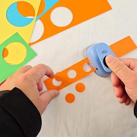 2‑Pcs Circle Hole Paper Punch Set, Puncher Cutting Diameter 3/4‑inch, 1‑inch | - Image 6