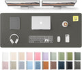 YSAGi Leather Desk Pad Protector, Office Desk Mat, Large Mouse Pad, Non-Slip PU by YSAGi