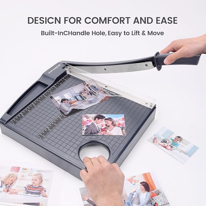 12" Paper Cutter, Precision Cut - Image 2