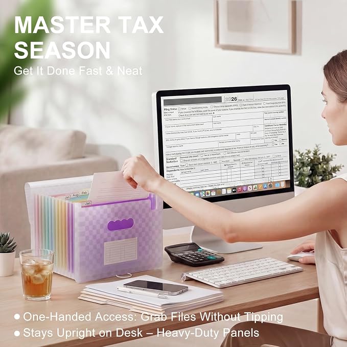 ThinkTex Accordion File Organizer, 12 - Image 5