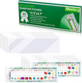 Meetory 40 PCS Upgraded Nameplate Pocket, Self Adhesive Desk Nameplates Name by Meetory