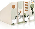 AmazingSpark Set of 4 Boho Plant Magazine Holder Decorative Foldable Magazine by Unknown