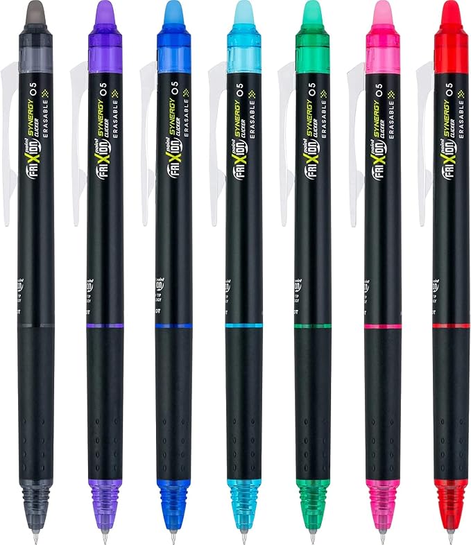 Pilot FriXion Synergy Clicker Erasable, Refillable, Retractable Gel Ink Pens - Image 2