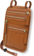 Sizobi Neck Wallet for Traveling Women Men, RFID Blocking Leather Passport by Sizobi