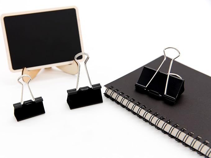 DSTELIN Large Binder Clips 1.6-Inch Width, Big Paper Clamps Clips - Image 7
