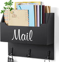 DRASTAR Mail Organizer Wall Mounted, Wooden Mail Sorter & Key Holder by EnhanceYourDailyLife