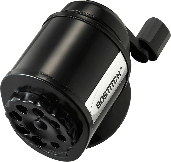 Bostitch Office Wall Mount Manual Pencil Sharpener, 8 Hole Dial, 6X Longer - Image 12
