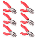 Single Hole Punch Metal Red, 1/4” Hole Puncher by Enday