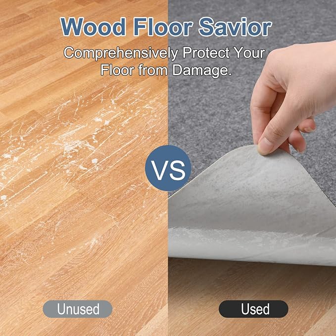 Placoot Office Chair Mat for Hardwood Floor, Under Desk Mat, Large Anti-Slip - Image 7