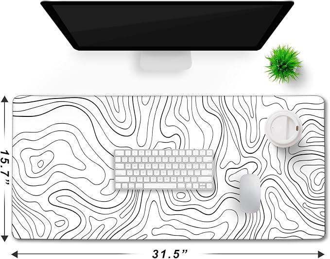 Large Mouse Pad, Big Desk Mat Large Office Desk Pad, Durable Extended Mouse Mat - Image 5