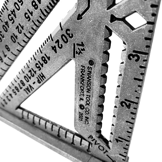 Swanson Speed Square Pro 7" | Made in the USA innovative rafter square - Image 6