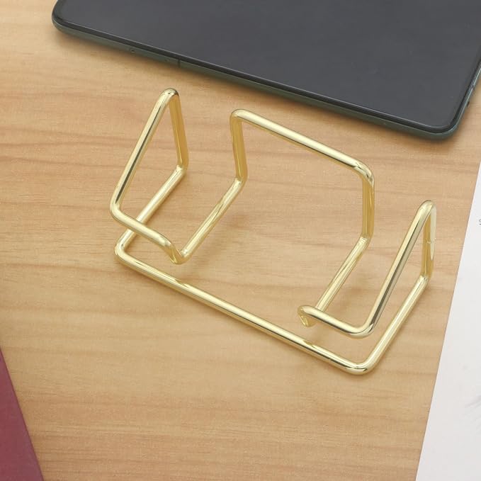 2 Pack Business Card Holder Desk，Metal Business Card Holder Display, Business - Image 8