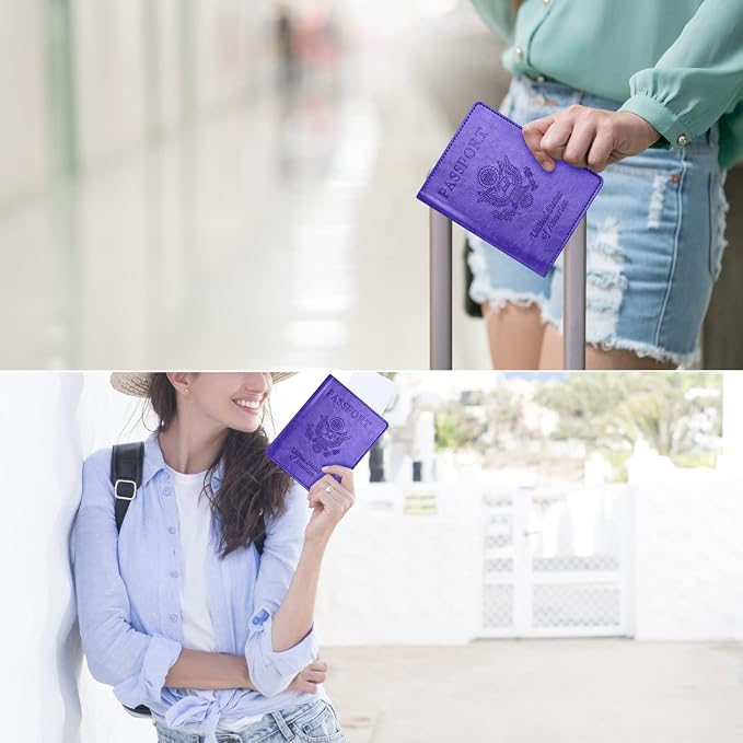 Passport and Vaccine Card Holder Combo, Passport Holder - Image 5