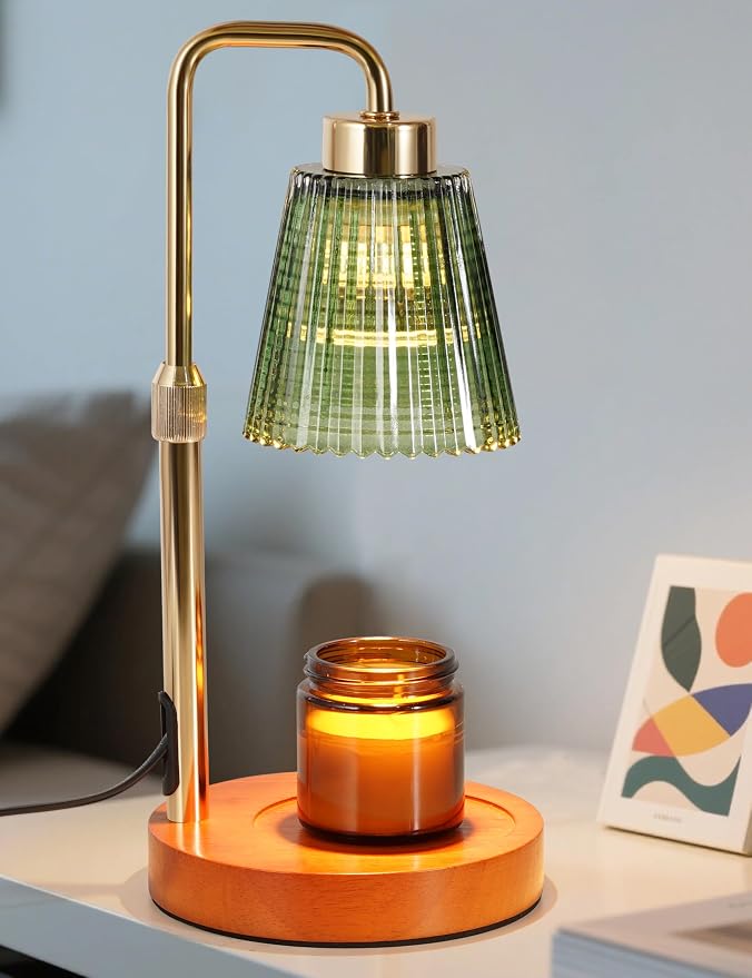GODONLIF Green Candle Warmer Lamp by GODONLIF