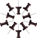 VAPKER Push Pins Tacks 120Pcs Solid Chocolate Color Thumb Tacks Larger Size Pin by VAPKER