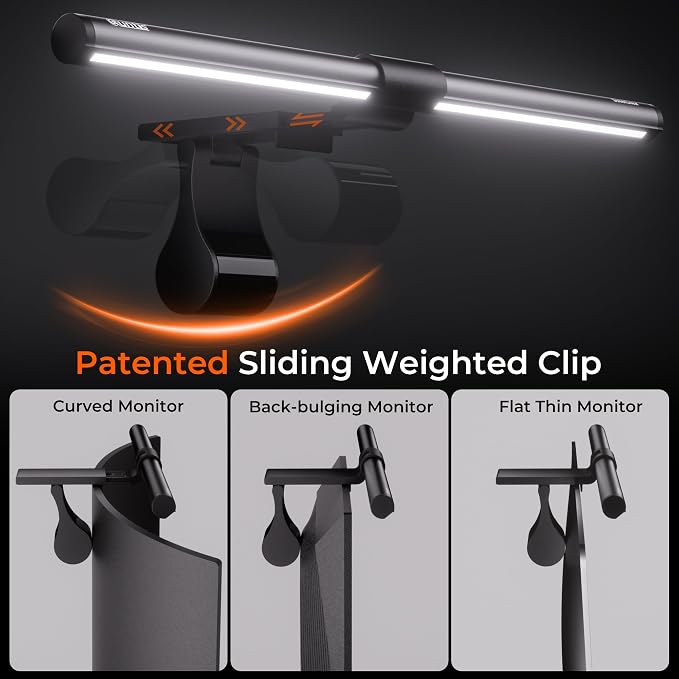 Quntis Monitor Light Bar with Remote, Eye-Care No Glare Computer Light - Image 4