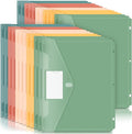 Forvencer Binder Pocket, 24 Pack Super Heavyweight Plastic Folders by Forvencer