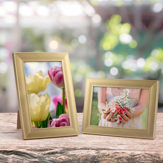 Giftgarden 4x6 Picture Frame Gold Set of 12 - Image 2