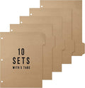 3 Ring Binder Dividers with 5-Tabs by Homakover
