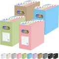 Oterri File Organizer Box, Portable Collapsible Cardboard File Folder Organizer by Oterri