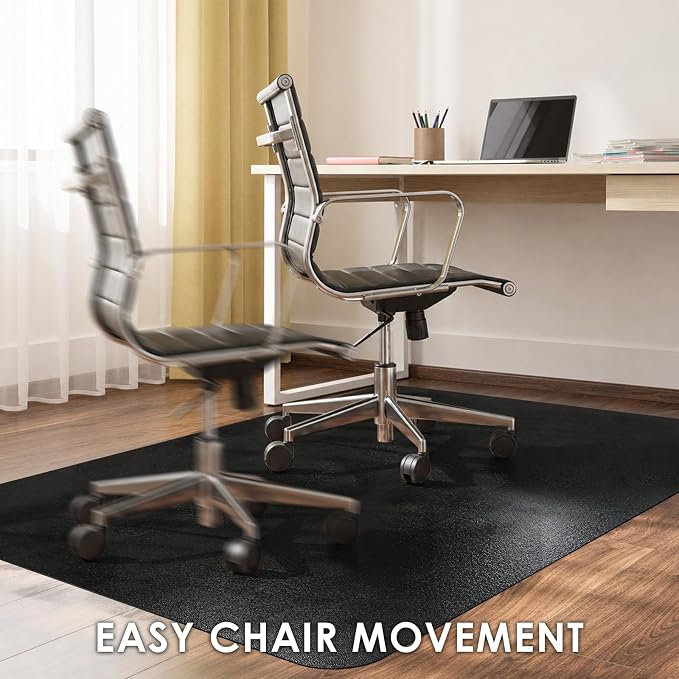 Kuyal Chair mat for Hardwood Floor 46 x 46 inches Rectangle Floor Mats - Image 7