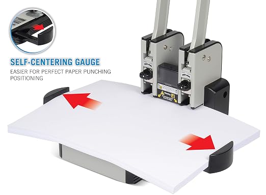 Carl, Heavy Duty 2 Hole, 100 Sheet Paper Punch - Image 6