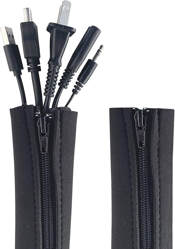 Zipper Cable Sleeve by Wrap-It Storage by Wrap-ItStorage